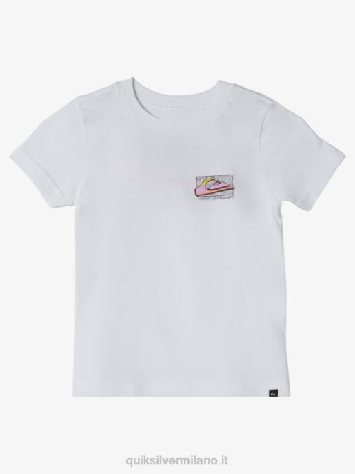 esso Quiksilver ragazzi T-shirt 2-7 in dissolvenza retrò bianco HTZR2145