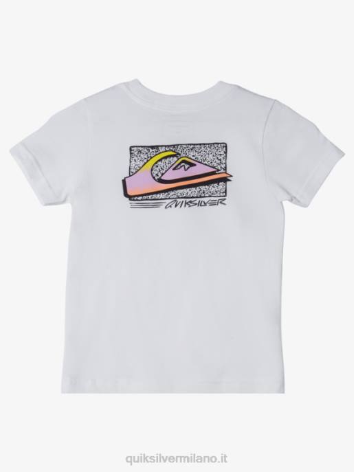 esso Quiksilver ragazzi T-shirt 2-7 in dissolvenza retrò bianco HTZR2145
