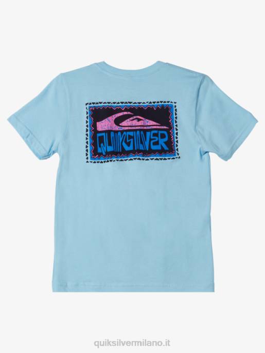 esso Quiksilver ragazzi T-shirt 8-16 telai deformati cielo blu HTZR2154