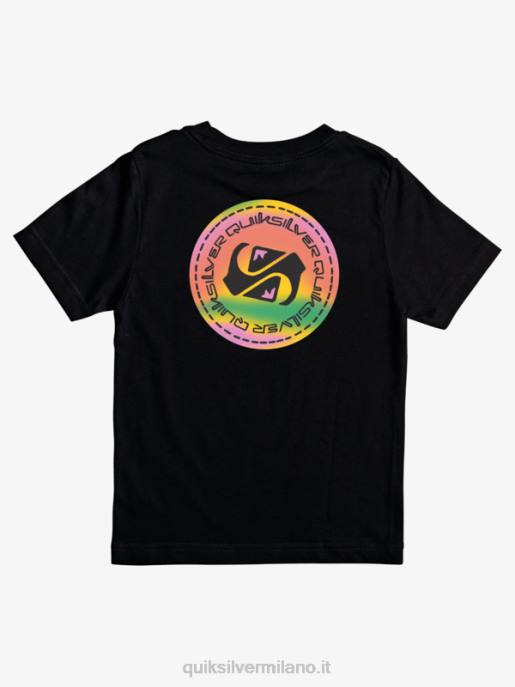 esso Quiksilver ragazzi T-shirt flusso colore 8-16 nero HTZR2173