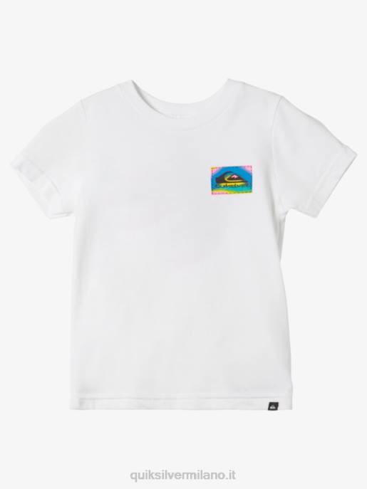 esso Quiksilver ragazzi T-shirt flusso di colore 2-7 bianco HTZR2094
