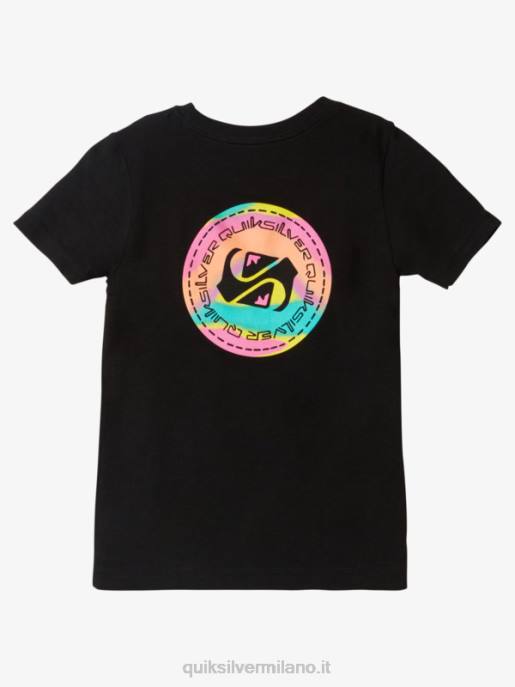 esso Quiksilver ragazzi T-shirt flusso di colore 2-7 nero HTZR2095