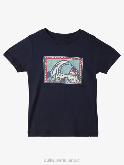 esso Quiksilver ragazzi T-shirt patrimonio 2-7 rad blazer blu scuro HTZR1959