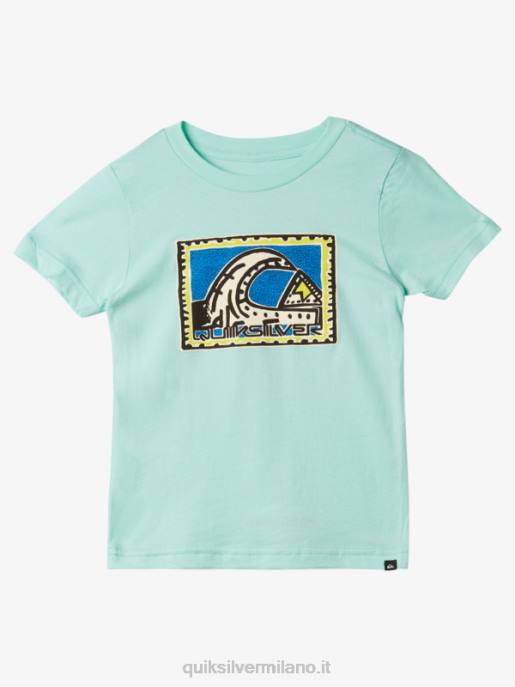 esso Quiksilver ragazzi T-shirt patrimonio 2-7 rad vetro da spiaggia HTZR1958