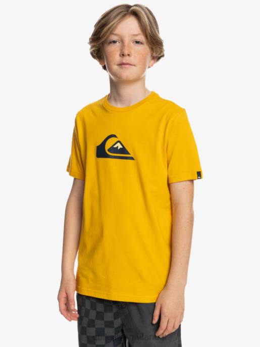 esso Quiksilver ragazzi logo comp - t-shirt verga d\'oro HTZR2316