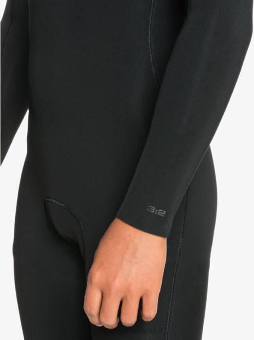 esso Quiksilver ragazzi 8-16 3/2mm sessioni l/sl tuta intera nero HTZR2194