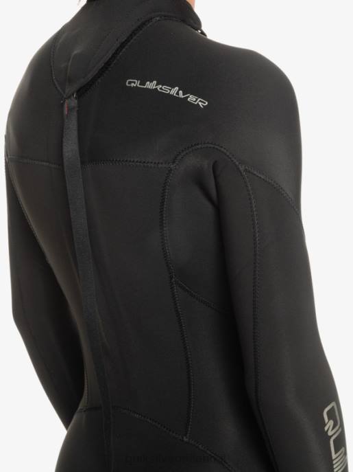 esso Quiksilver ragazzi Muta da 8-16 3/2 mm per sessioni quotidiane con zip posteriore nero HTZR2224
