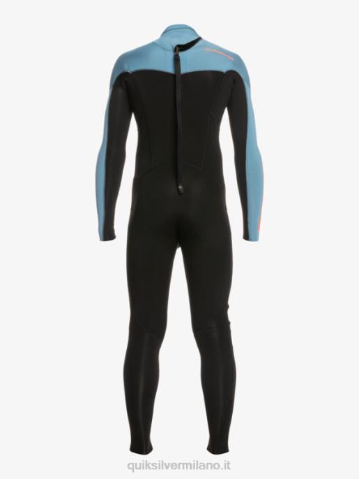 esso Quiksilver ragazzi Muta da 8-16 3/2 mm per sessioni quotidiane con zip posteriore nero/blu provinciale HTZR2223