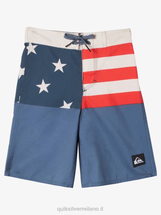 esso Quiksilver ragazzi 2-7 divisione quotidiana 14 boardshorts marina di mezzanotte HTZR1894