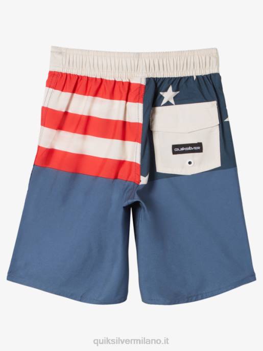 esso Quiksilver ragazzi 2-7 divisione quotidiana 14 boardshorts marina di mezzanotte HTZR1894