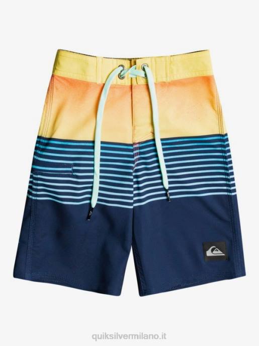 esso Quiksilver ragazzi 2-7 lastra surfsilk 14 pantaloncini da surf riciclati blazer blu scuro HTZR2336