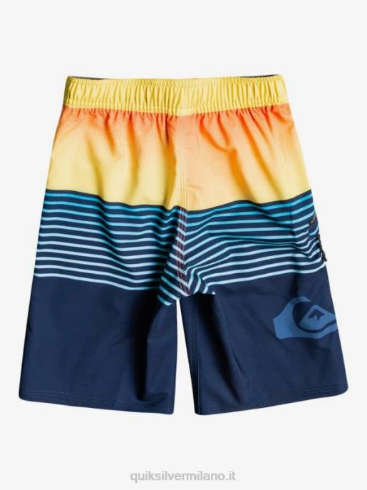 esso Quiksilver ragazzi 2-7 lastra surfsilk 14 pantaloncini da surf riciclati blazer blu scuro HTZR2336