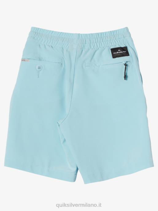 esso Quiksilver ragazzi 2-7 ocean elastico 14 boardshort anfibio cielo blu HTZR2054