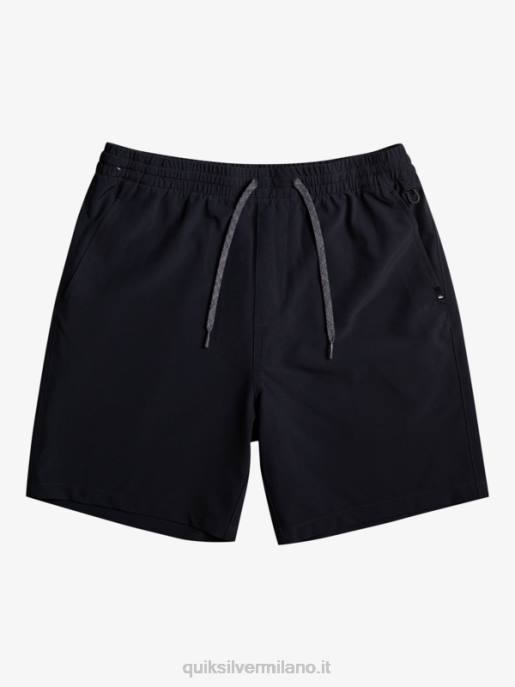 esso Quiksilver ragazzi 2-7 ocean elastico 14 boardshort anfibio nero HTZR2055