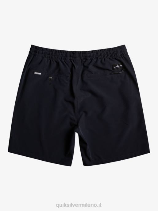 esso Quiksilver ragazzi 2-7 ocean elastico 14 boardshort anfibio nero HTZR2055