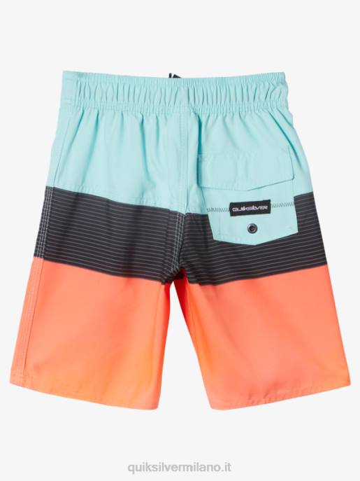 esso Quiksilver ragazzi 2-7 pantaloncini da surf da 14 pannelli per tutti i giorni angelo blu HTZR1895