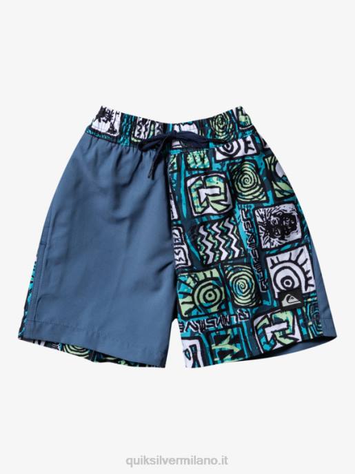 esso Quiksilver ragazzi 2-7 raffiche di nuova generazione 12 blu del fiume HTZR2047