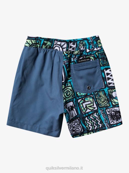esso Quiksilver ragazzi 2-7 raffiche di nuova generazione 12 blu del fiume HTZR2047