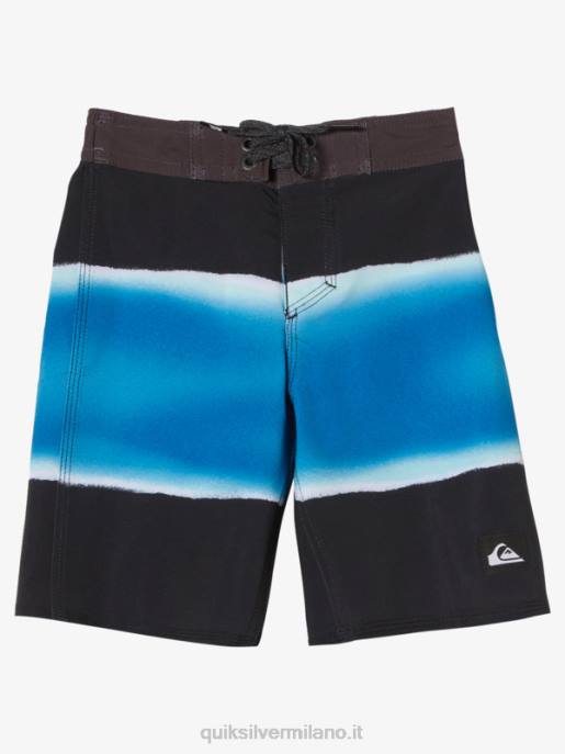 esso Quiksilver ragazzi 2-7 surfsilk air brush 14 boardshorts nero HTZR2179