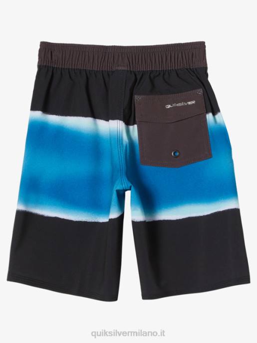esso Quiksilver ragazzi 2-7 surfsilk air brush 14 boardshorts nero HTZR2179