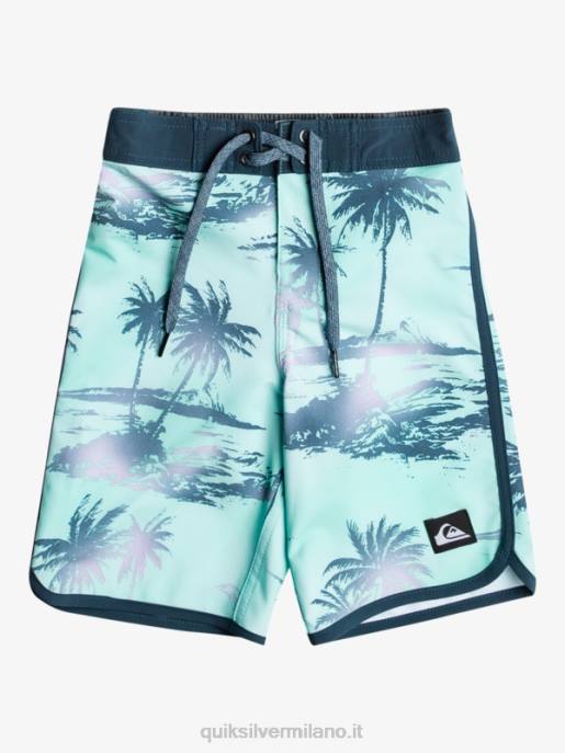 esso Quiksilver ragazzi 2-7 surfsilk capesante 14 pantaloncini da surf vetro da spiaggia HTZR2039