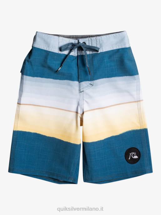 esso Quiksilver ragazzi 2-7 surfsilk resina tinta 14 boardshort blu maiolica HTZR2243
