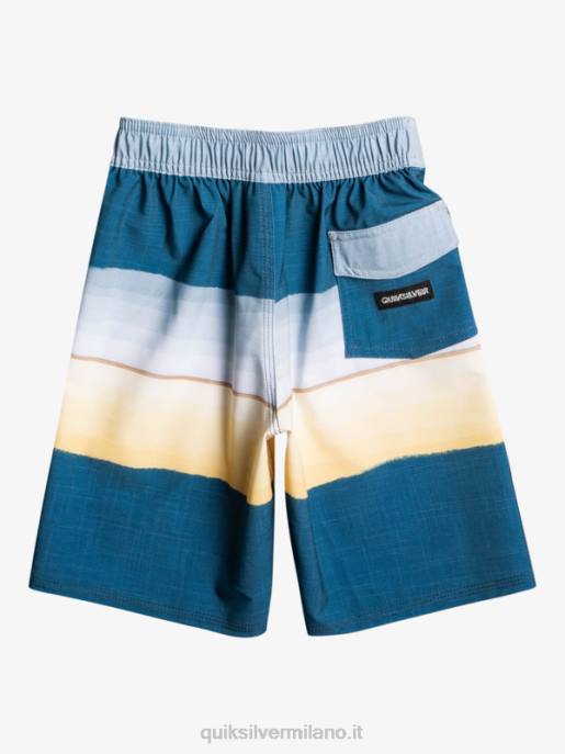 esso Quiksilver ragazzi 2-7 surfsilk resina tinta 14 boardshort blu maiolica HTZR2243