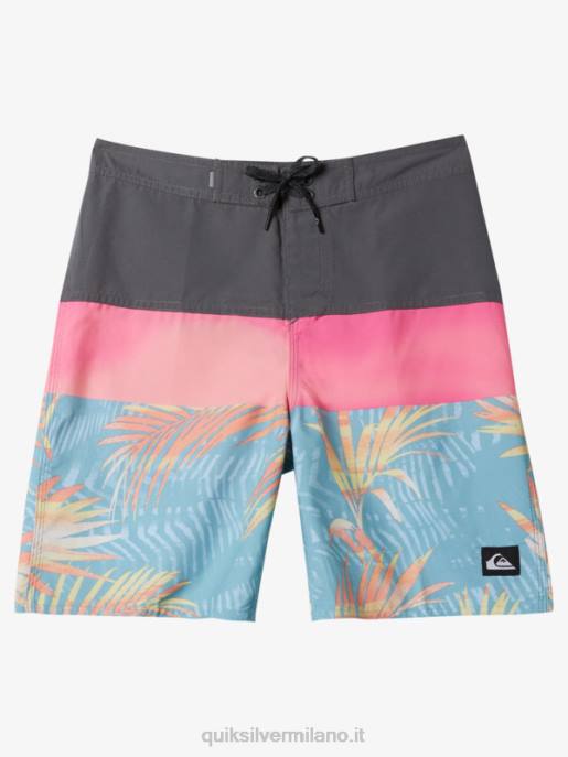 esso Quiksilver ragazzi 8-16 boardshorts pannello 17 di tutti i giorni cancello di ferro HTZR1905