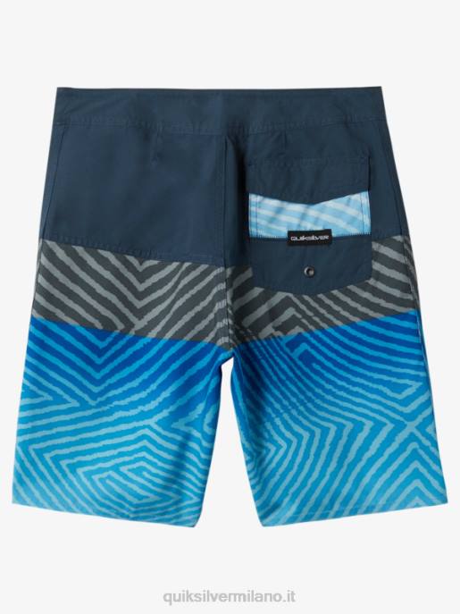 esso Quiksilver ragazzi 8-16 boardshorts pannello 17 di tutti i giorni marina di mezzanotte HTZR1906