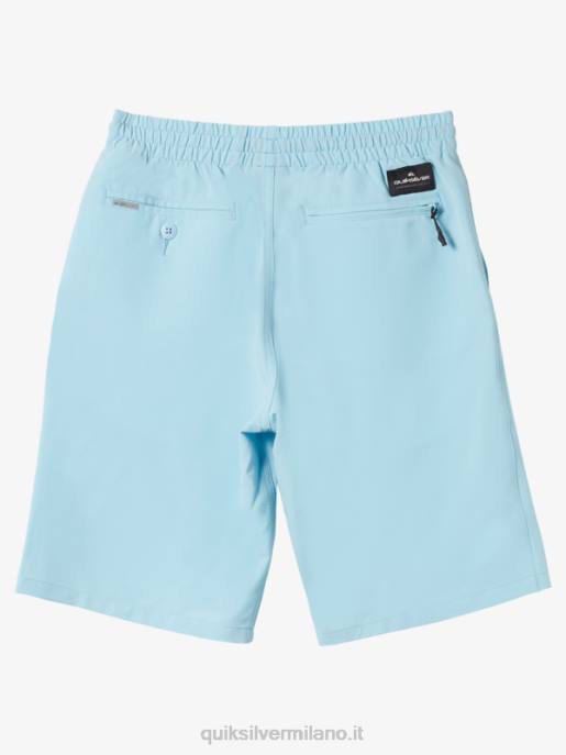 esso Quiksilver ragazzi 8-16 ocean elastico 18 boardshort anfibi cielo blu HTZR2068