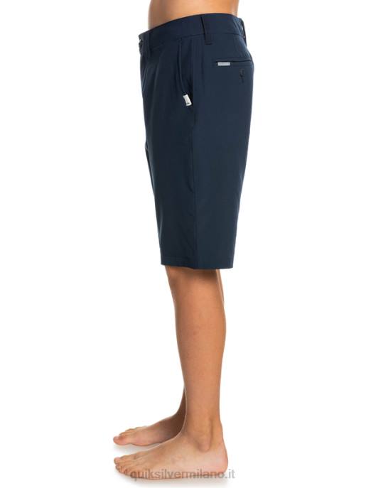 esso Quiksilver ragazzi 8-16 ocean union 19 pantaloncini anfibi blazer blu scuro HTZR1934