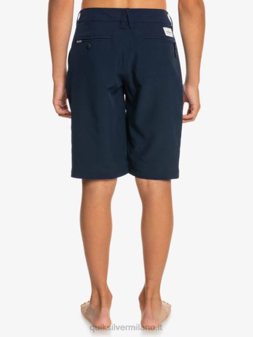 esso Quiksilver ragazzi 8-16 ocean union 19 pantaloncini anfibi blazer blu scuro HTZR1934