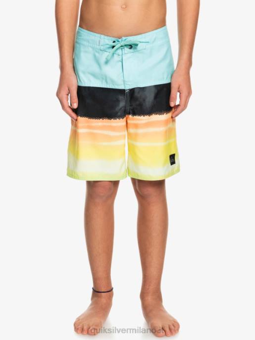 esso Quiksilver ragazzi 8-16 pannelli di tutti i giorni yth 17 boardshort angelo blu HTZR2277
