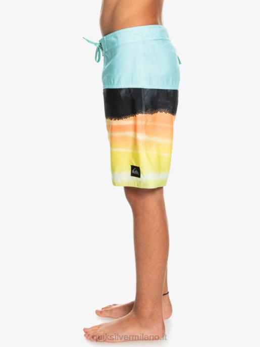 esso Quiksilver ragazzi 8-16 pannelli di tutti i giorni yth 17 boardshort angelo blu HTZR2277
