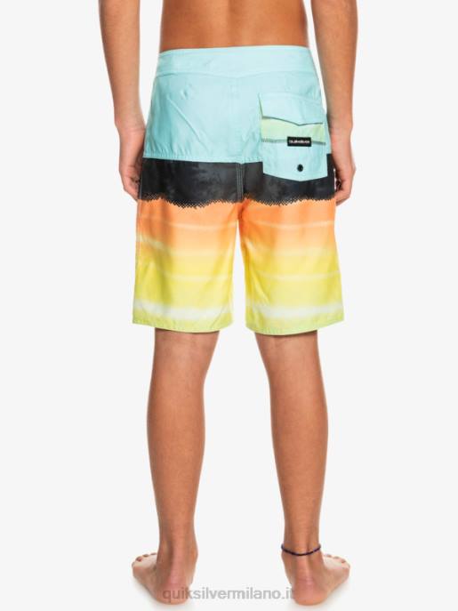 esso Quiksilver ragazzi 8-16 pannelli di tutti i giorni yth 17 boardshort angelo blu HTZR2277