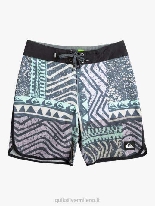 esso Quiksilver ragazzi 8-16 pantaloncini da surf Highlite Scallop 16 marina di mezzanotte HTZR2147