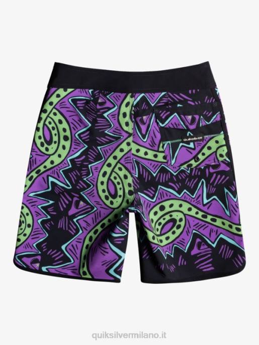 esso Quiksilver ragazzi 8-16 pantaloncini surfsilk ritorno al passato 17 nero HTZR2329