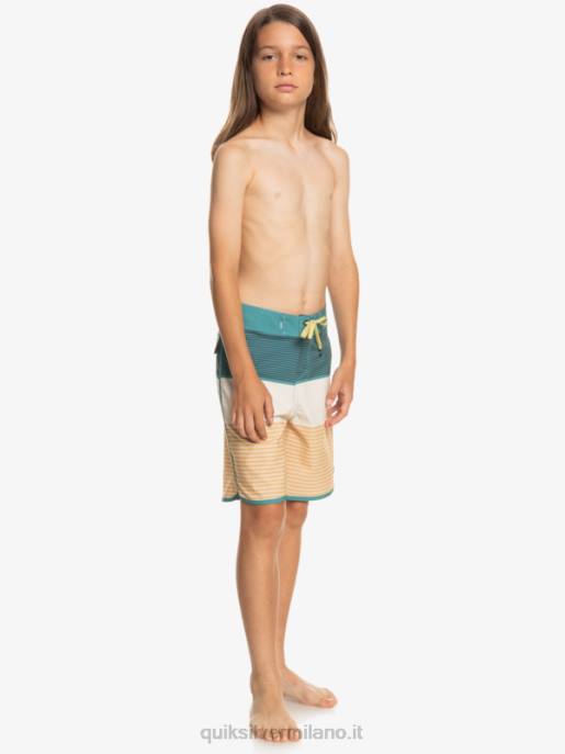 esso Quiksilver ragazzi 8-16 pantaloncini surfsilk tijuana 17 grano HTZR1985