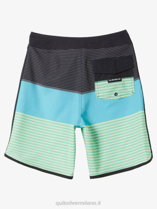 esso Quiksilver ragazzi 8-16 pantaloncini surfsilk tijuana 17 nero HTZR1982