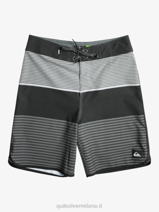 esso Quiksilver ragazzi 8-16 pantaloncini surfsilk tijuana 17 nero HTZR1987