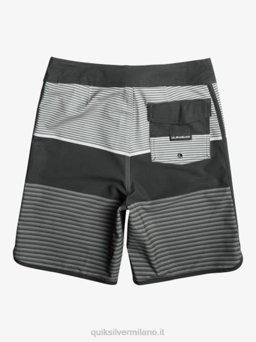 esso Quiksilver ragazzi 8-16 pantaloncini surfsilk tijuana 17 nero HTZR1987
