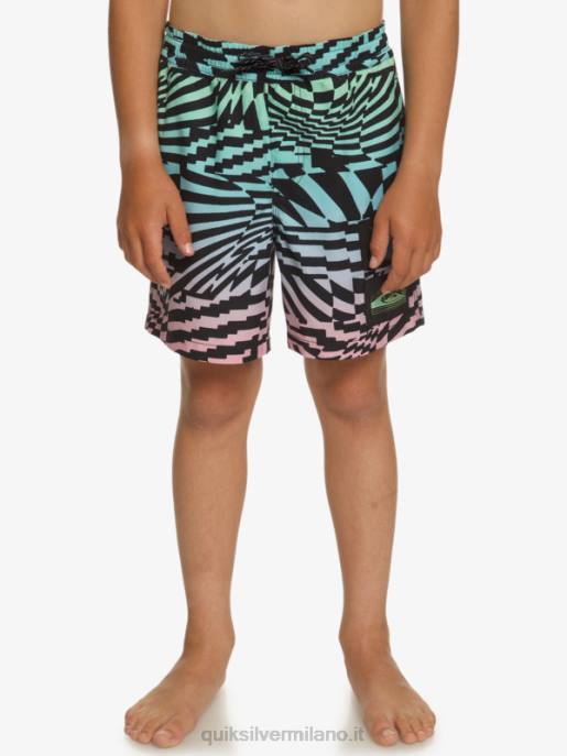 esso Quiksilver ragazzi 8-16 radicali 14 raffiche nero HTZR1988