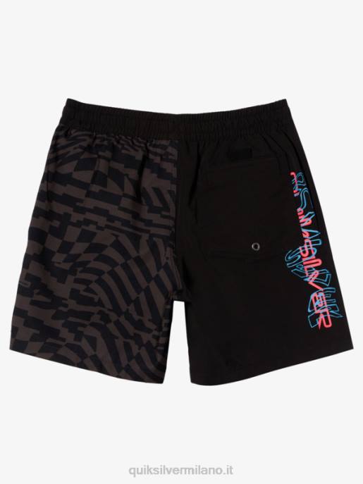 esso Quiksilver ragazzi 8-16 radicali 14 raffiche nero HTZR1989