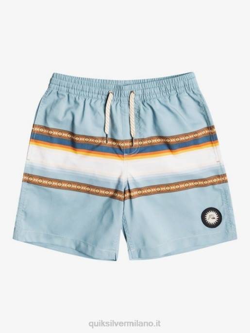esso Quiksilver ragazzi 8-16 sole sbiadito 15 raffiche riciclate blu cittadella HTZR2320