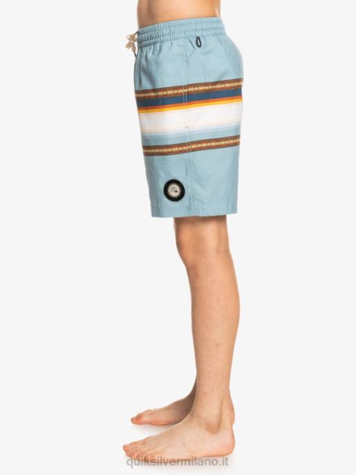 esso Quiksilver ragazzi 8-16 sole sbiadito 15 raffiche riciclate blu cittadella HTZR2320