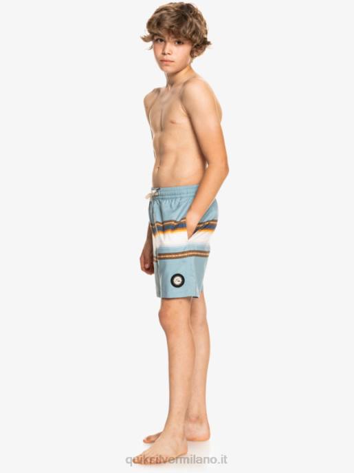 esso Quiksilver ragazzi 8-16 sole sbiadito 15 raffiche riciclate blu cittadella HTZR2320