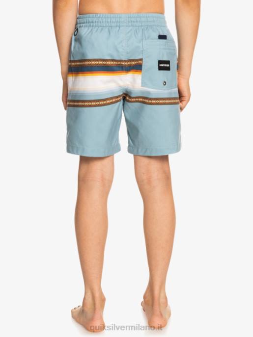 esso Quiksilver ragazzi 8-16 sole sbiadito 15 raffiche riciclate blu cittadella HTZR2320