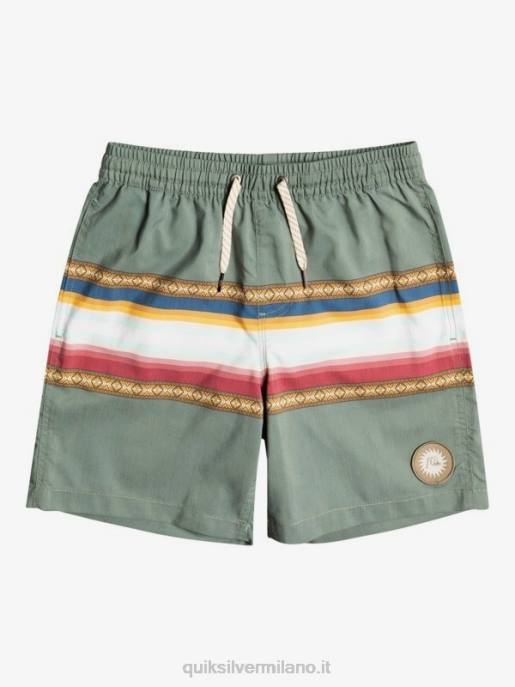 esso Quiksilver ragazzi 8-16 sole sbiadito 15 raffiche riciclate timo HTZR2321