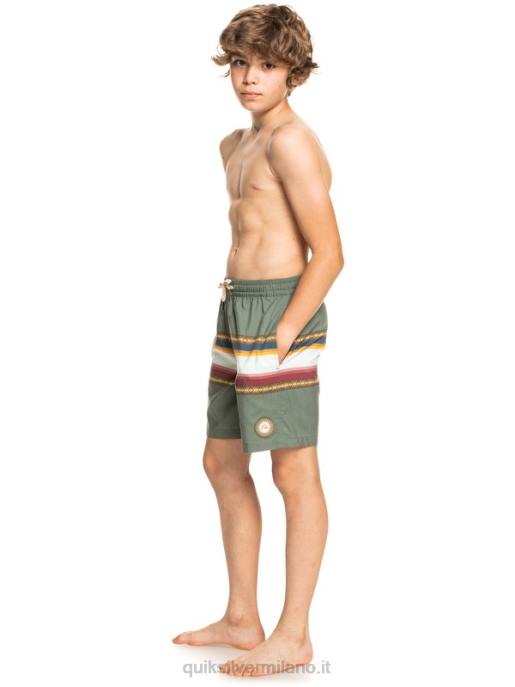 esso Quiksilver ragazzi 8-16 sole sbiadito 15 raffiche riciclate timo HTZR2321