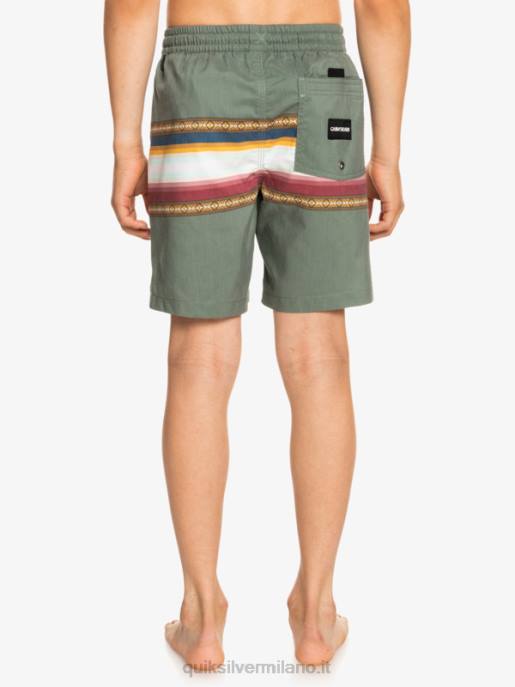 esso Quiksilver ragazzi 8-16 sole sbiadito 15 raffiche riciclate timo HTZR2321